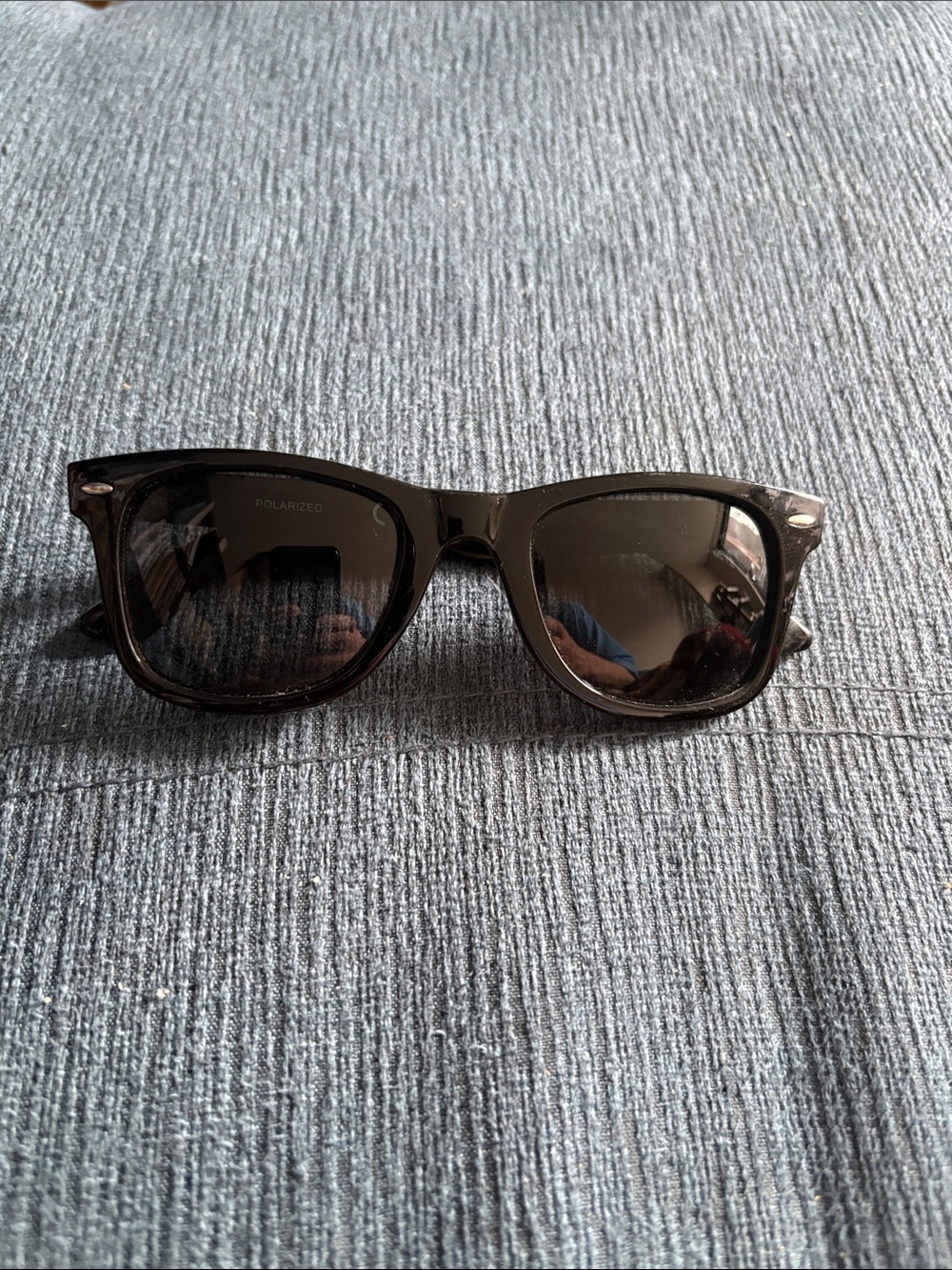 Classic Black Wayfarer Sunglasses - Polarized Lenses